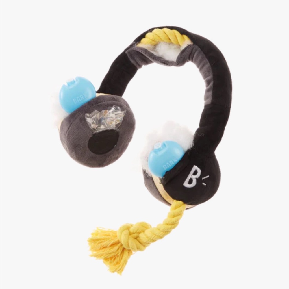 Bark ‘In The Zone’ Dog Headphones Plush Toy